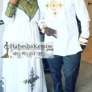 Ethio Romeo Juliet Ethiopian Traditional Dress Wedding-11