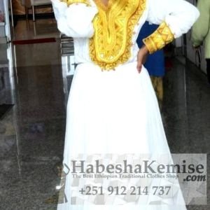 Golden Princess Ethiopian Traditional Clothes-57