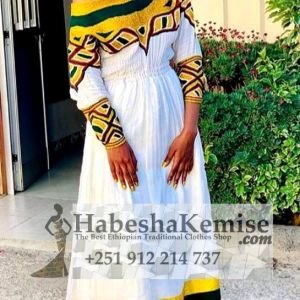 Sensual Tirsit Ethiopian Traditional Clothes-69