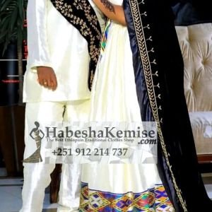 Zelalem Fiker Ethiopian Traditional Dress Wedding-9