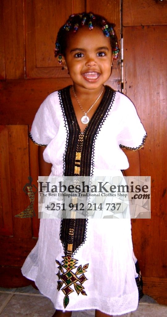 Aida Verdi Ethiopian Traditional Dress Kids-14