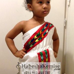 Anbessit Ethiopian Traditional Dress Kids-4