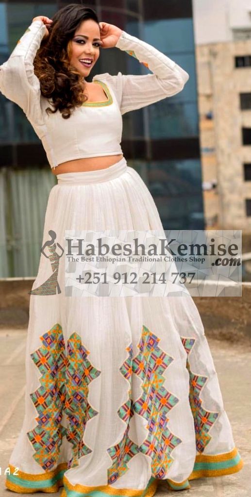 Lovely Hiwot Ethiopian Traditional Clothes-53
