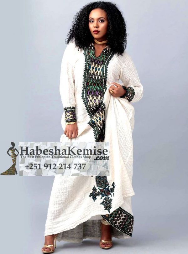 Mahalet Ethiopian Traditional Dress-43
