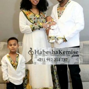 One Love Ethiopian Traditional Dress Wedding-15